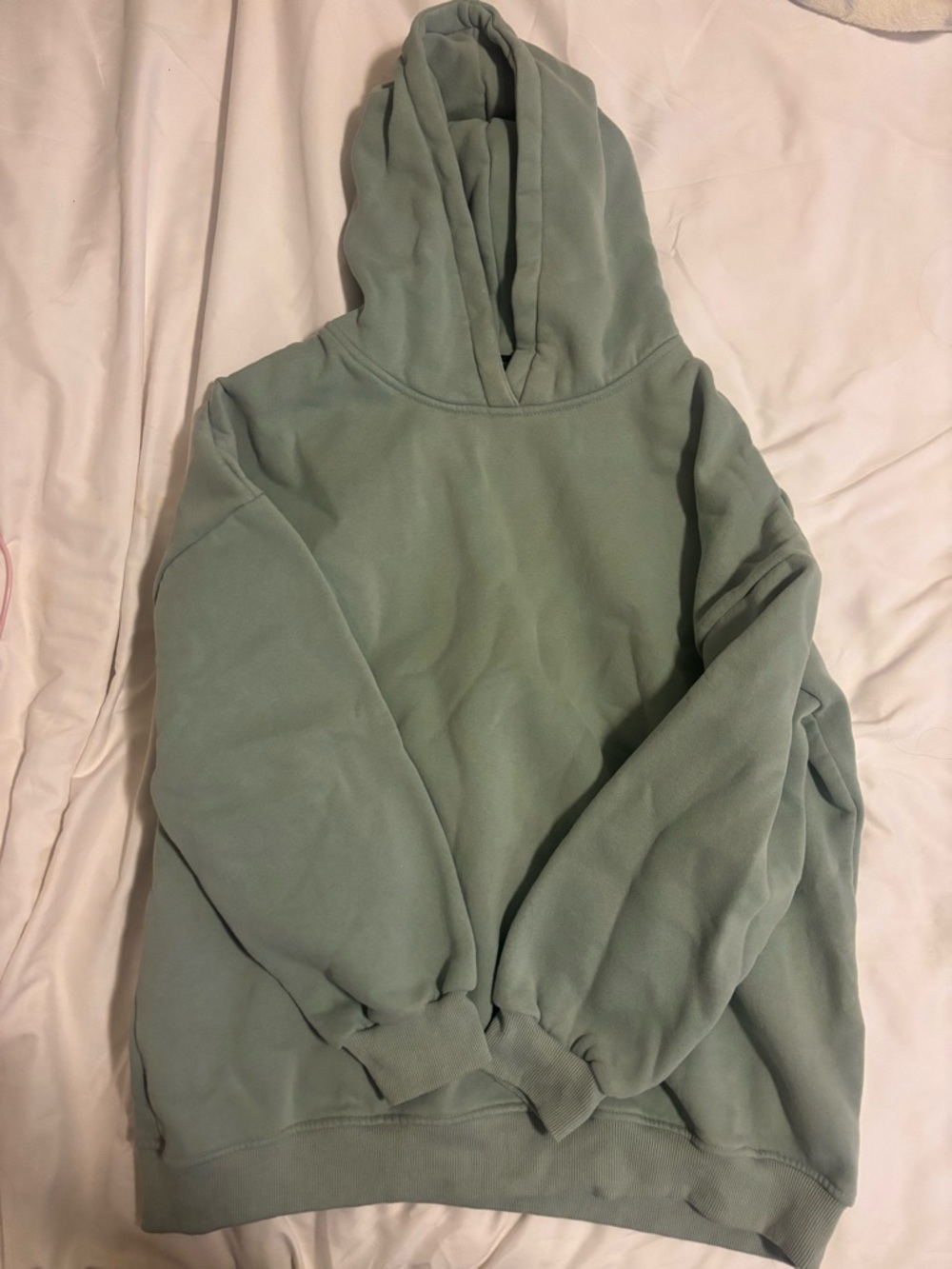 Solid Sage Green Hoodie Pullover